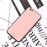 Wholesale iPhone 8 Plus / 7 Plus Tempered Glass Hybrid Case Cover (Pink)